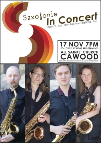 Saxofonie in concert - Cawood 2018