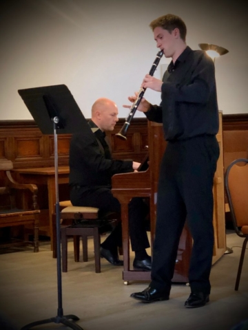 Clarinet solo (Tristan Watson) - Saxofonie at Friargate June 2019