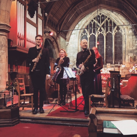 Saxofonie live at All Saints Cawood - 2018