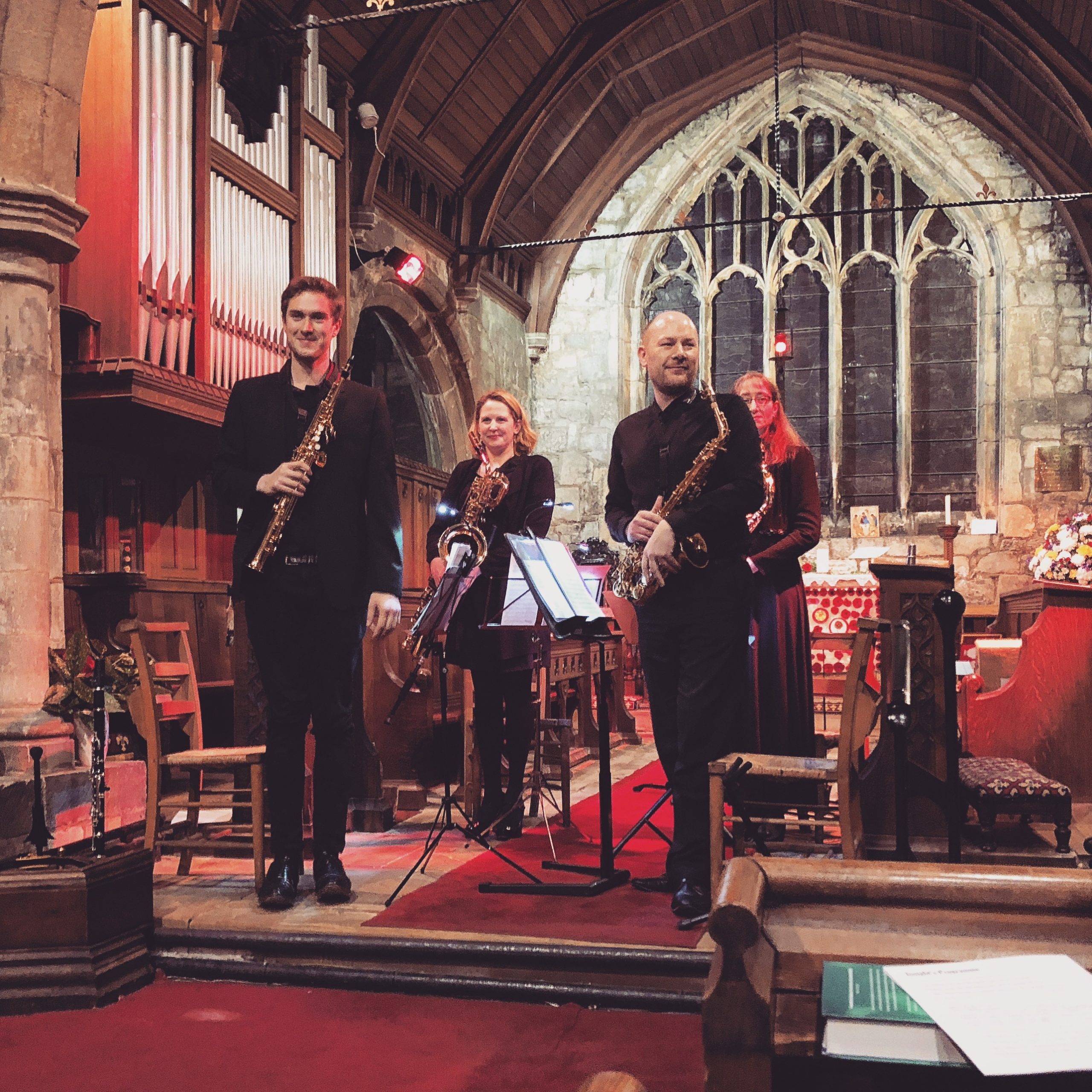 Saxofonie live at All Saints Cawood - 2018